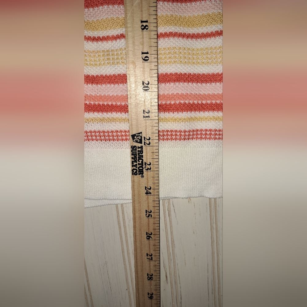 NWT PENDLETON Orange Yellow Striped Button Down C… - image 6